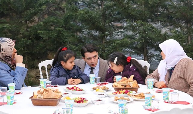 Kaymakam ilk iftarı şahit yakınları ve gazilerle yaptı