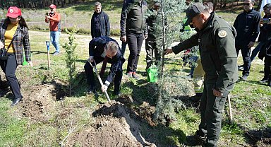 Kazdağları'nda fidanlar toprak ile buluştu