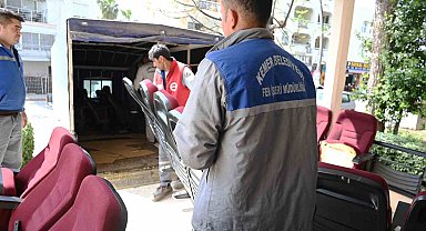 Kemer'de sinema ve tiyatro salonunda çalışmalar başladı