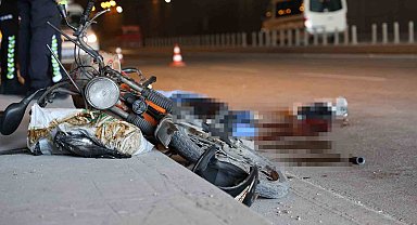 Kendisini sıkıştıran araca çarpmamak için motosikletinden düşüp öldü