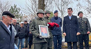 Kıbrıs gazisi son yolculuğuna uğurlandı