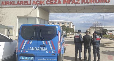 Kırklareli'nde kesinleşmiş hapis cezası bulunan firari yakalandı