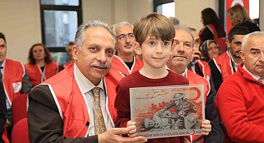 Kızılay'dan Başkan Yalçın'a övgü ve teşekkür plaketi