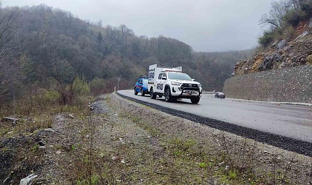 Kontrolden çıkan otomobil 10 metreden dereye uçtu; 1 yaralı