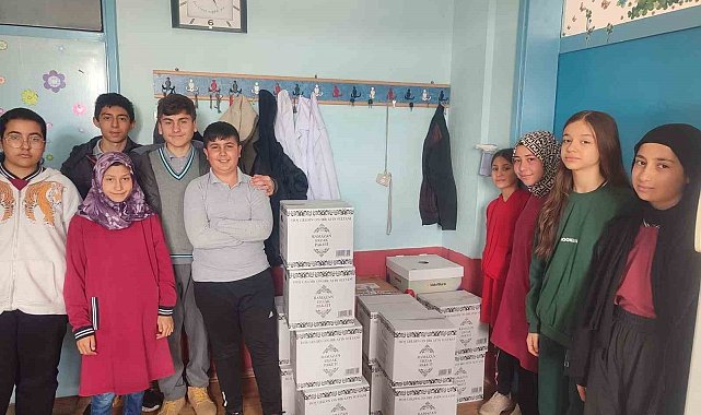 Konya'da öğrencilerden anlamlı yardım kampanyası