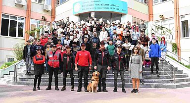 Konyaaltı'nda özel öğrencilere deprem tatbikatı
