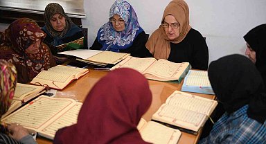 Kur'an-ı Kerim kursuna yoğun ilgi