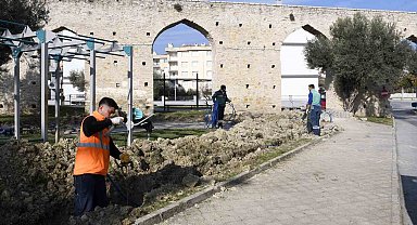 Kuşadası'nın Tarihi Su Kemeri ışıklandırılacak
