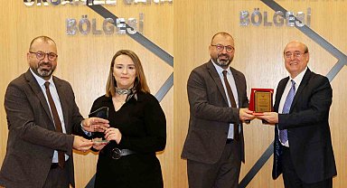 Kütahya Organize Sanayi Bölgesi'nde ödül töreni