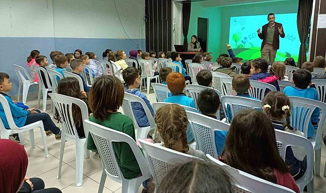 Kütahya'da minik öğrencilere su tasarrufu anlatıldı