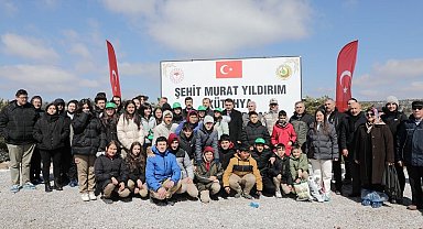 Kütahya'da orman şehitlerinin ismi hatıra ormanında yaşayacak