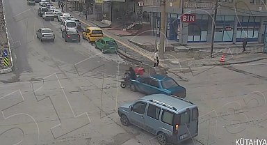 Kütahya'da saniye saniye kaza anları