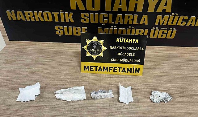 Kütahya'da uyuşturucu ticareti şüphelisi 1 kişi tutuklandı