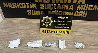 Kütahya'da uyuşturucu ticareti şüphelisi 1 kişi tutuklandı