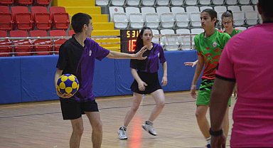 Kütahya'nın Tavşanlı ilçesinde korfbol turnuvası yapıldı