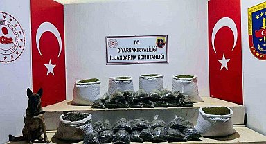 Lice'de 226 kilo esrar ele geçirildi