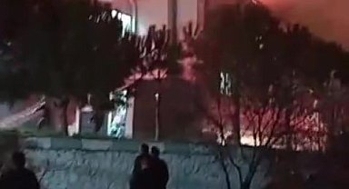 Lojmanda çıkan yangın korku ve paniğe neden oldu