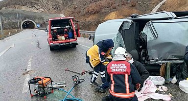 Malatya'da 3 ayrı trafik kazasında 7 kişi yaralandı