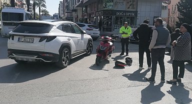 Manavgat'ta 2 motosiklet kazası: 1 yaralı