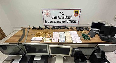Manisa'da jandarmadan suç örgütlerine darbe