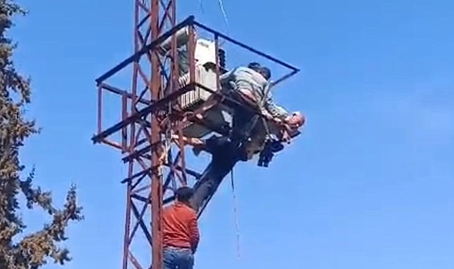 Mardin'de elektrik akımına kapılan kişi ağır yaralandı