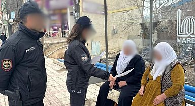 Mardin'de polis ekipleri dolandırıcılığa karşı vatandaşları bilgilendirdi