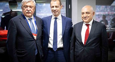Mehmet Büyükekşi, Macaristan maçını Orban, Ceferin ve Csany ile birlikte izledi