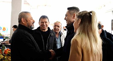 Merkezefendi Adayı Başer esnaf ve semt sakinlerini dinledi