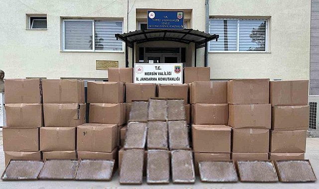 Mersin'de 2 milyon kaçak makaron ele geçirildi