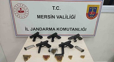 Mersin'de silah kaçakçılığı operasyonu: 5 gözaltı