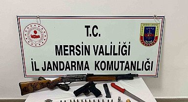 Mersin'de silah kaçakçılığına yönelik düzenlenen operasyonda 1 silah şüpheli ölüm olayının silahı çıktı
