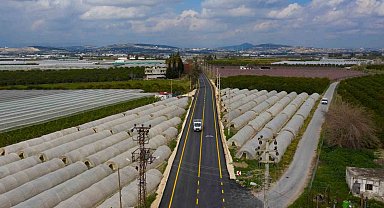 Mersin'de yol yapım çalışmaları sürüyor