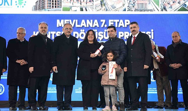 Mevlana'da anahtarlar teslim edildi