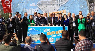 Milas Kültür Merkezinin temeli atıldı
