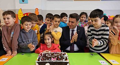 Minik anaokul öğrencisine sürpriz