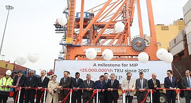 MIP 25 milyon TEU'nun üzerinde konteyner elleçleyerek yeni bir kilometre taşına ulaştı