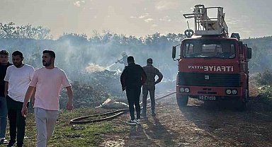 Muğla'da makilik yangını
