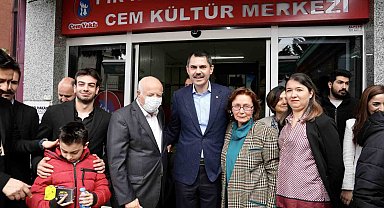 Murat Kurum, Bahçelievler'de bulunan Cem Vakfı Genel Merkezi'ni ziyaret etti