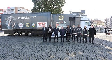 Narkotik Eğitim TIR'ı Çanakkale'de