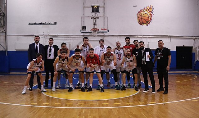 Nazilli Belediyespor Basketbol Takımı grubunu lider tamamladı.