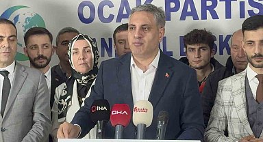 Ocak Partisi Genel Başkanı Canpolat, İstanbul'da AK Parti'yi destekleyecekleri duyurdu
