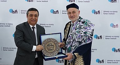 OMÜ Rektörü Ünal'a Özbekistan'dan fahri profesörlük