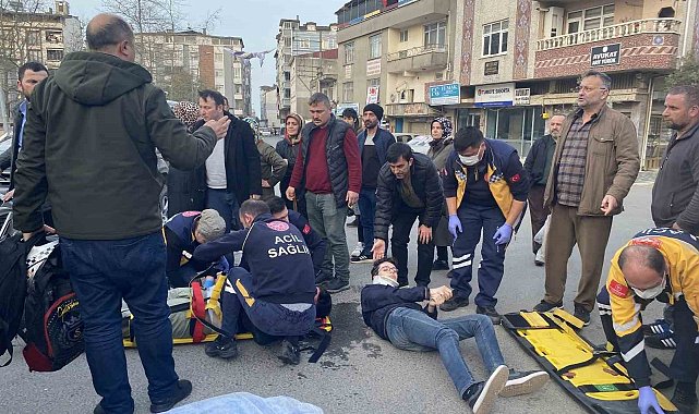 Ordu'da pikap ile motosiklet çarpıştı: 2 yaralı