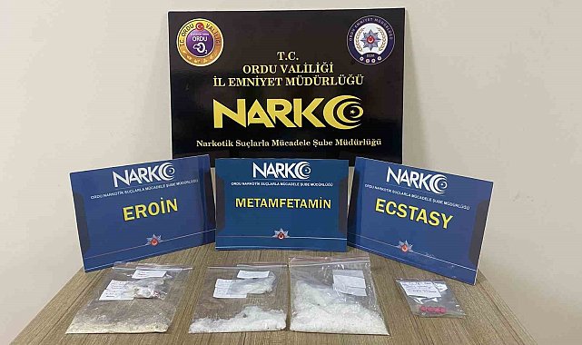 Ordu'da uyuşturucu tacirleri yakalandı: 3 tutuklama