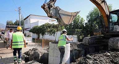 Ören kanalizasyon çalışmasının yüzde 53'ü tamamlandı
