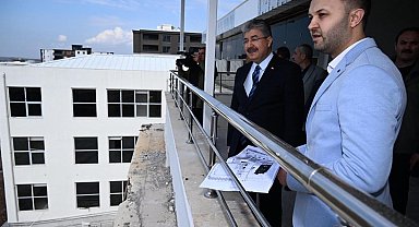 Osmaniye'de Devlet Bahçeli Fen Lisesi inşaatında sona gelindi