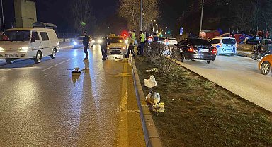 Otomobilin çarptığı kadın yaşam mücadelesine yenik düştü