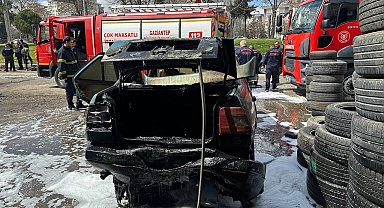 Otomobilin LPG tüpü bomba gibi patladı: 1 kişi yaralandı