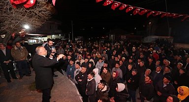 Özel'in Başalan Mahallesi buluşması mitinge döndü
