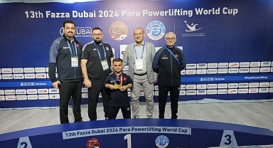 Paralimpik sporcu Abdullah Kayapınar, dünya rekoru kırdı!